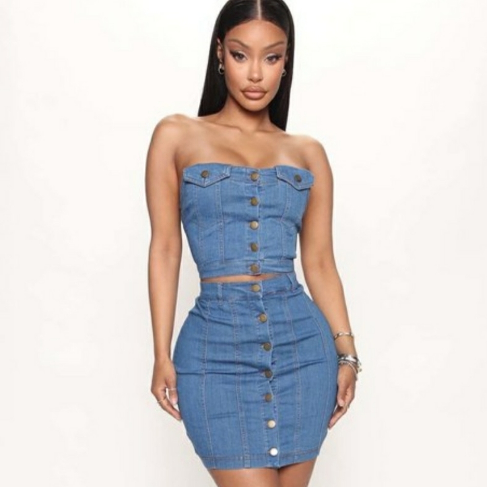 Denim Mini Set